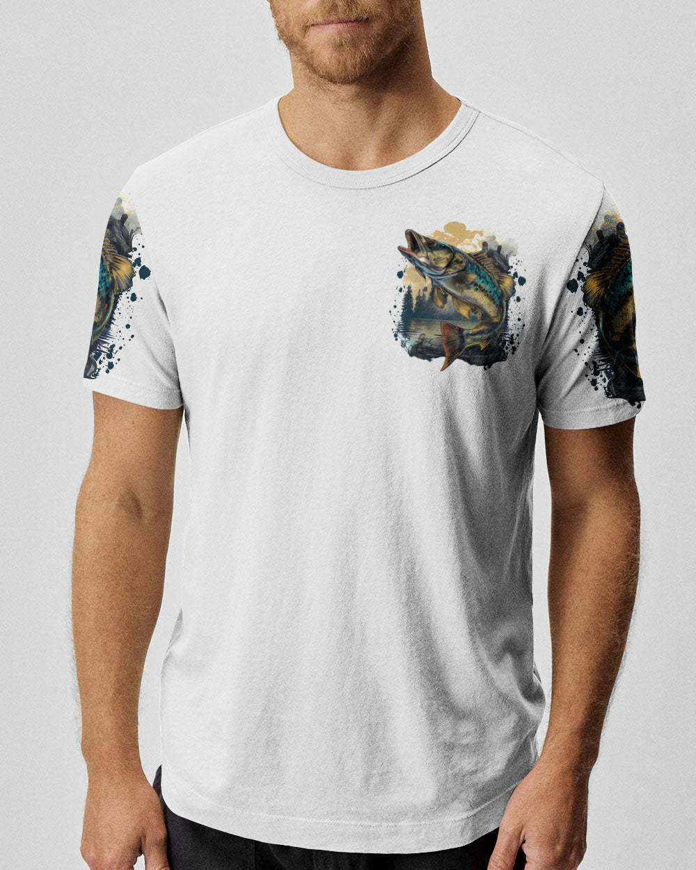 WISHIN' I WAS FISHIN' ALL OVER PRINT - TLNT2806232