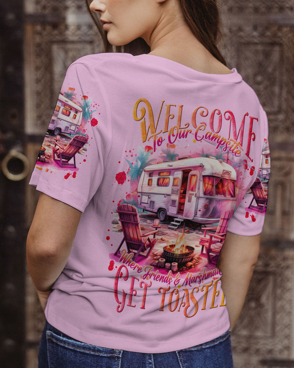 WELCOME TO OUR CAMPSITE ALL OVER PRINT - TLNT2808231