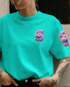 NOT ALL WHO WANDER ARE LOST COMPASS TURTLE ALL OVER PRINT