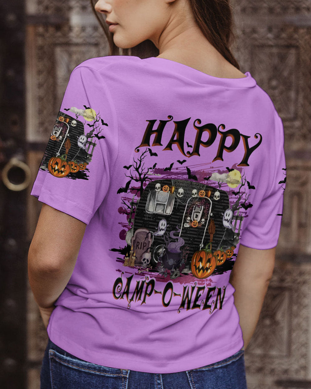 HAPPY CAMP-O-WEEN HALLOWEEN ALL OVER PRINT - TLNZ0908231