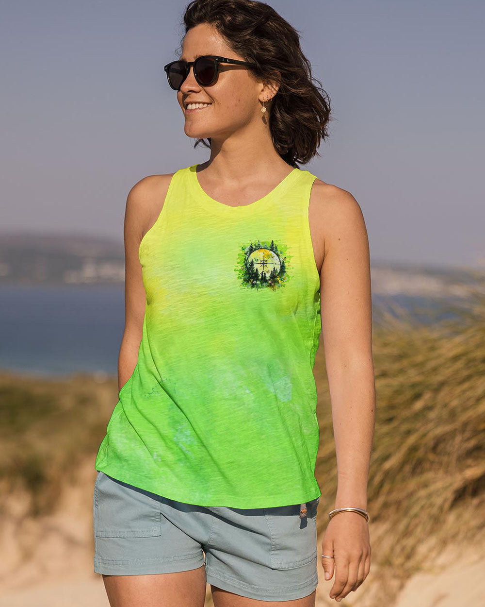 NOT ALL WHO WANDER ARE LOST COMPASS ALL OVER PRINT - TLNZ1408243