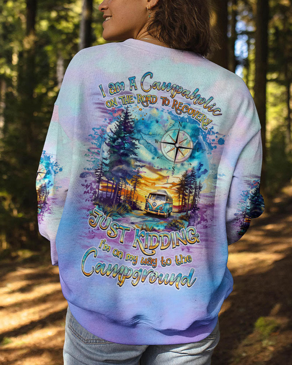 I AM A CAMPAHOLIC ALL OVER PRINT - TLNZ1510241