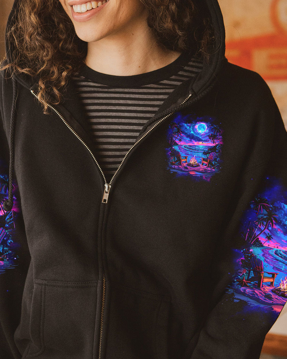 MAKING MEMORIES ONE CAMPFIRE AT A TIME BEACH ALL OVER PRINT - TLNZ1603243