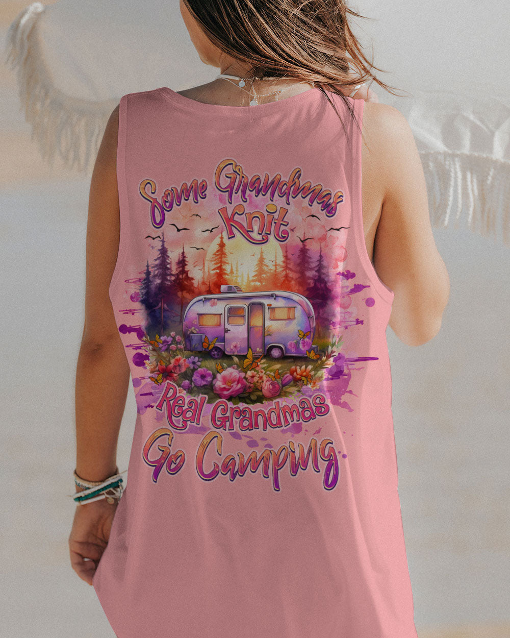 REAL GRANDMAS GO CAMPING ALL OVER PRINT - TLNZ1610232