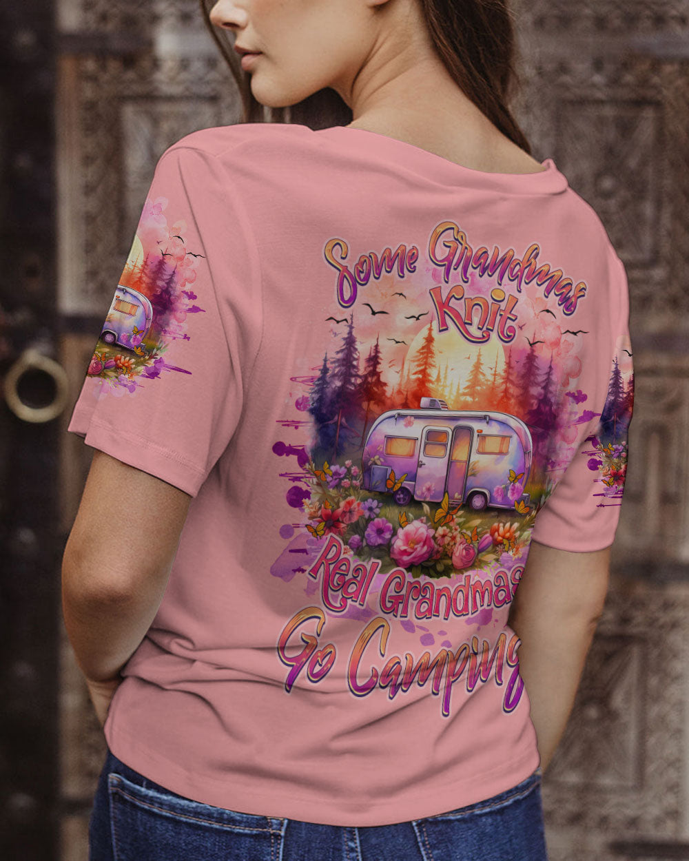 REAL GRANDMAS GO CAMPING ALL OVER PRINT - TLNZ1610232