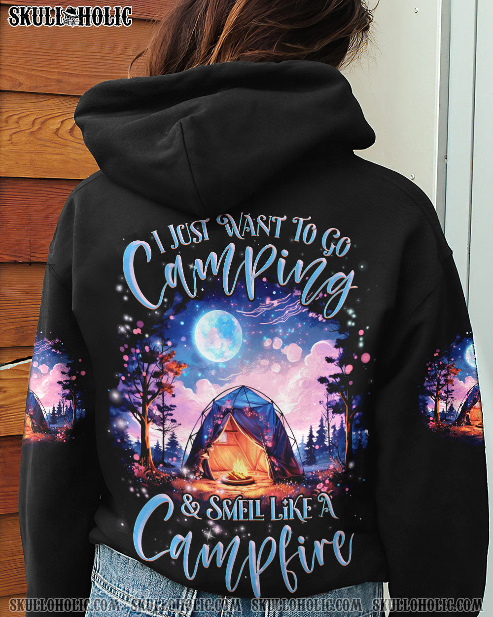 I JUST WANT TO GO CAMPING ALL OVER PRINT - TLNZ1809231