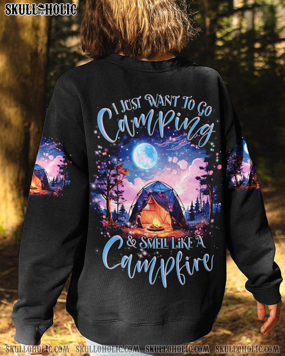 I JUST WANT TO GO CAMPING ALL OVER PRINT - TLNZ1809231