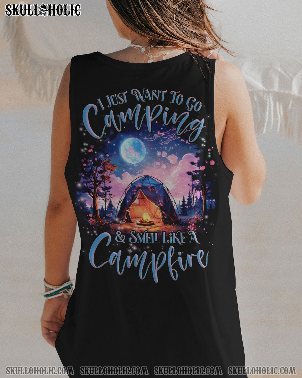 I JUST WANT TO GO CAMPING ALL OVER PRINT - TLNZ1809231