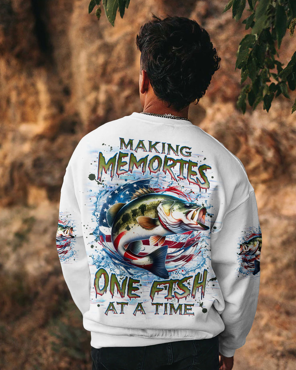 MAKING MEMORIES ONE FISH AT A TIME ALL OVER PRINT - TLNZ1909243
