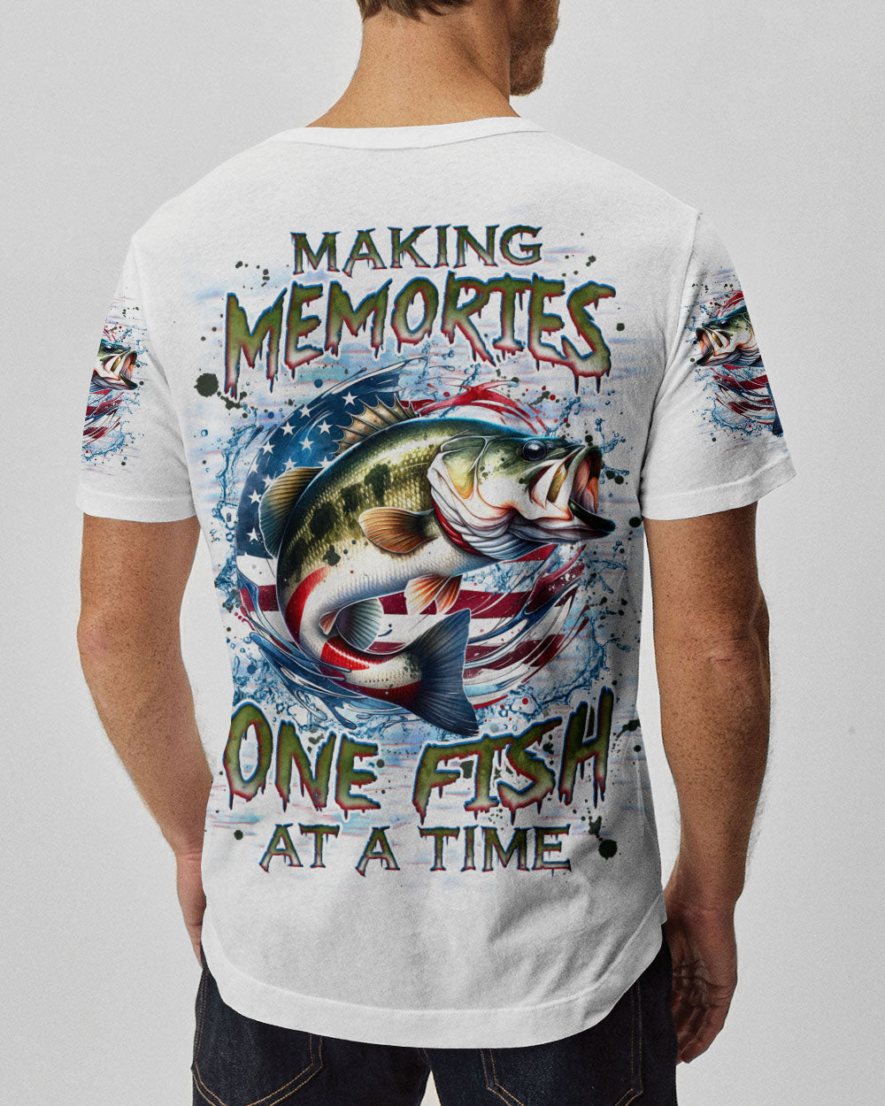 MAKING MEMORIES ONE FISH AT A TIME ALL OVER PRINT - TLNZ1909243
