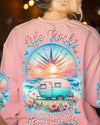 LIFE ROCKS WHEN YOUR HOME ROLLS COMPASS ALL OVER PRINT - TLNZ1912232
