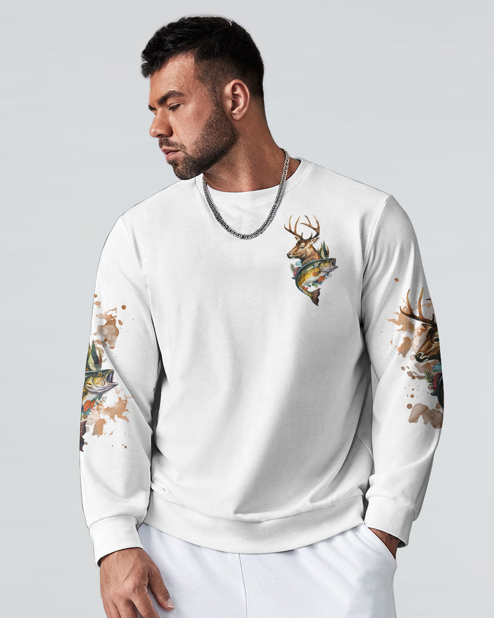 I'M NOT ALWAYS THINKING HUNTING FISHING ALL OVER PRINT - TLNZ2009232