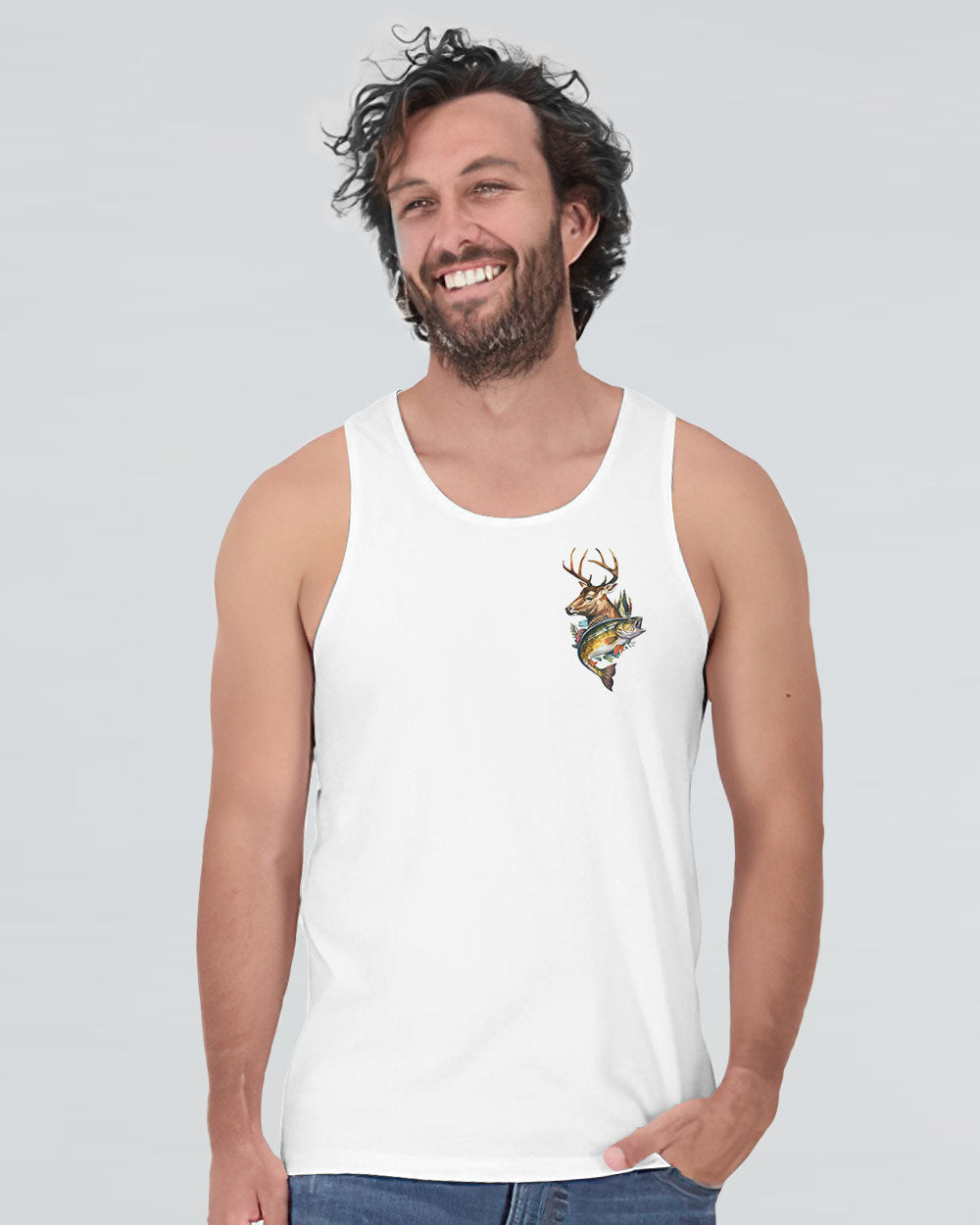 I'M NOT ALWAYS THINKING HUNTING FISHING ALL OVER PRINT - TLNZ2009232