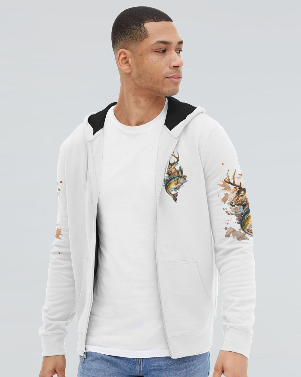 I'M NOT ALWAYS THINKING HUNTING FISHING ALL OVER PRINT - TLNZ2009232