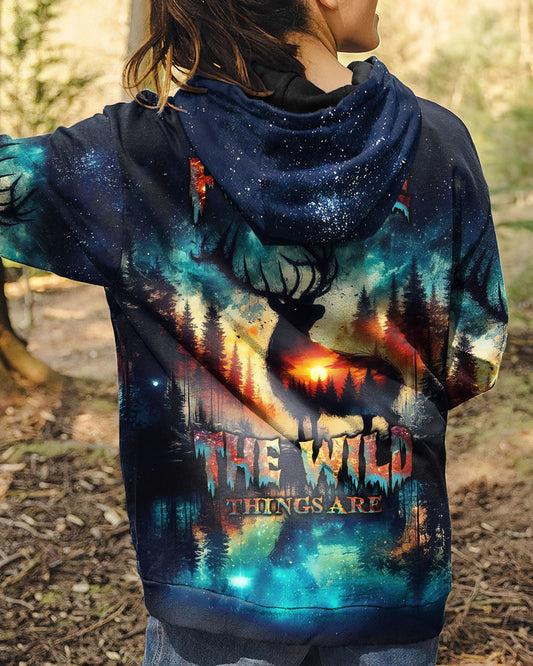 FIND ME WHERE THE WILD THINGS ARE DEER HUNTING NATURE ALL OVER PRINT  - TLNZ2311241