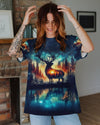 FIND ME WHERE THE WILD THINGS ARE DEER HUNTING NATURE ALL OVER PRINT