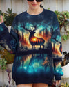 FIND ME WHERE THE WILD THINGS ARE DEER HUNTING NATURE ALL OVER PRINT  - TLNZ2311241