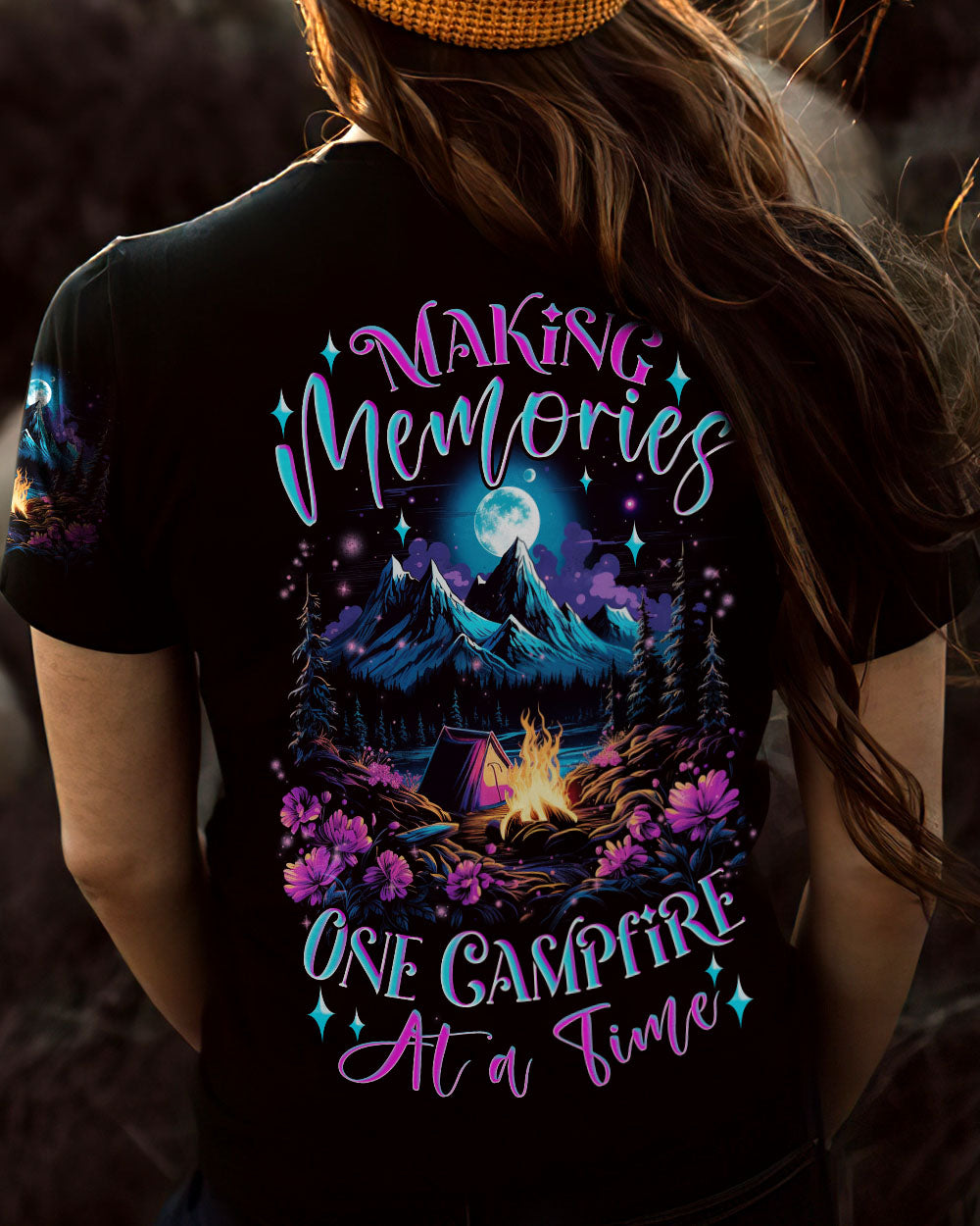 MAKING MEMORIES ONE CAMPFIRE AT A TIME ALL OVER PRINT - TLNZ2408231