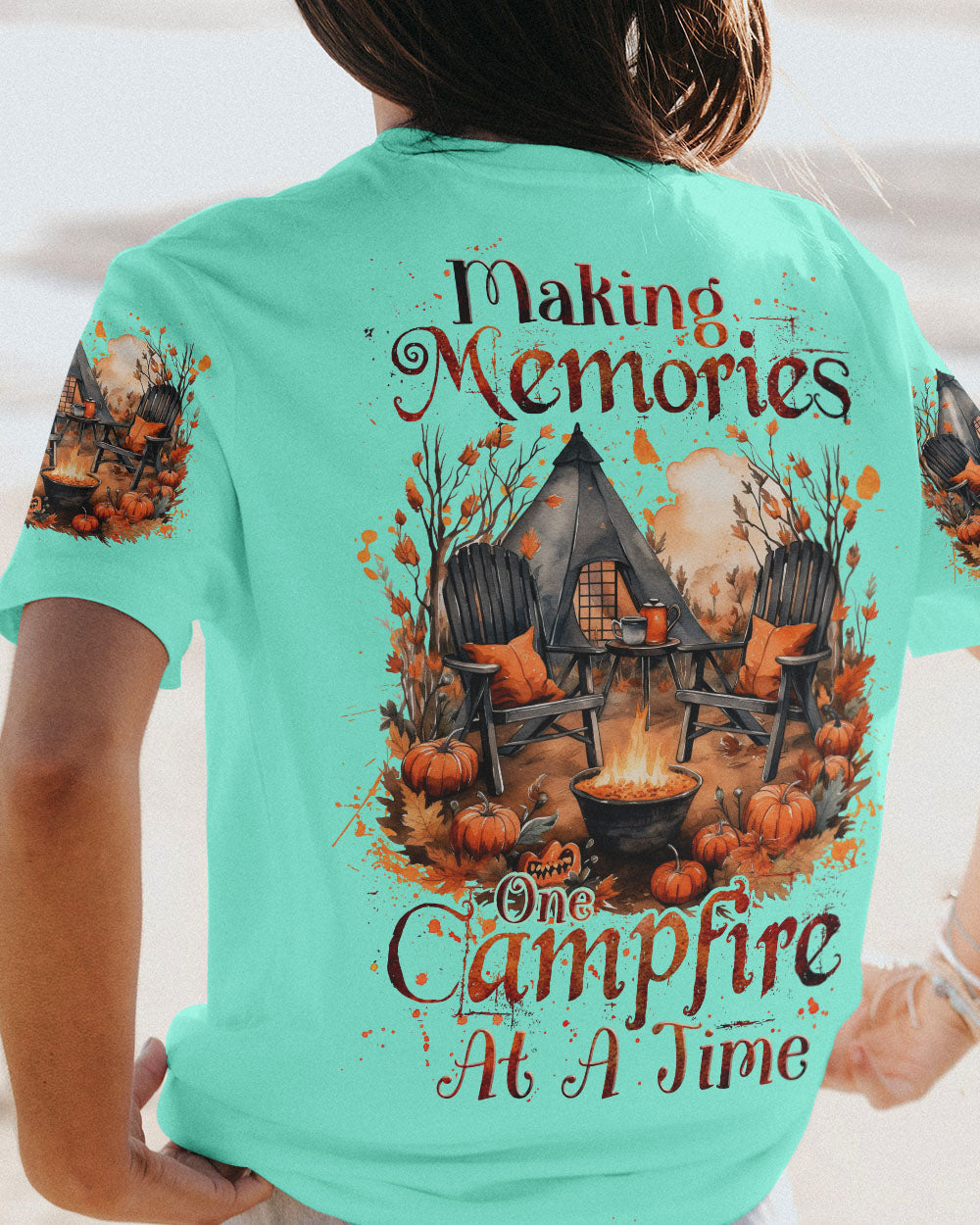 MAKING MEMORIES ONE CAMPFIRE AT A TIME ALL OVER PRINT - TLNZ2908233