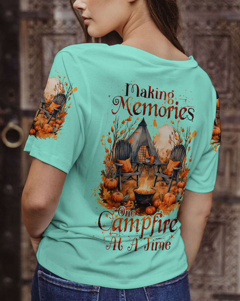 MAKING MEMORIES ONE CAMPFIRE AT A TIME ALL OVER PRINT - TLNZ2908233
