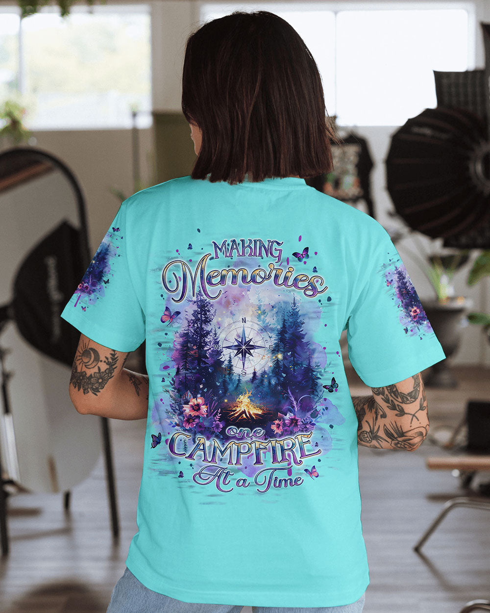 MAKING MEMORIES ONE CAMPFIRE AT A TIME ALL OVER PRINT - TLPQ1704241