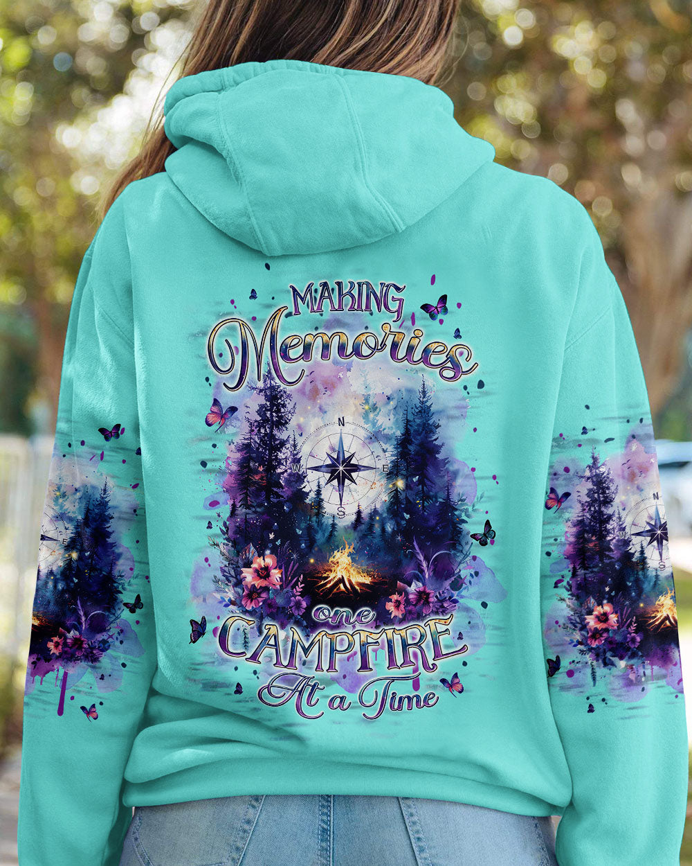 MAKING MEMORIES ONE CAMPFIRE AT A TIME ALL OVER PRINT - TLPQ1704241