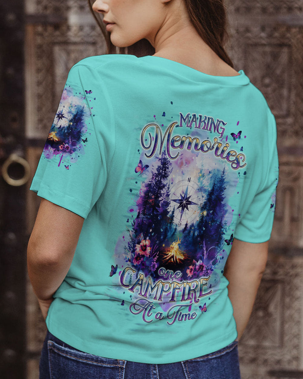 MAKING MEMORIES ONE CAMPFIRE AT A TIME ALL OVER PRINT - TLPQ1704241