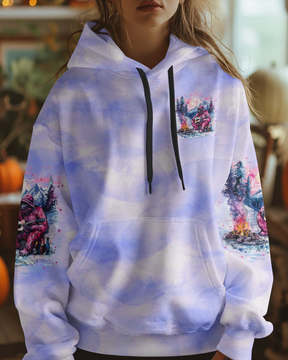 THE SMELL OF CAMPFIRES BIGFOOT ALL OVER PRINT  - TLPQ3110241