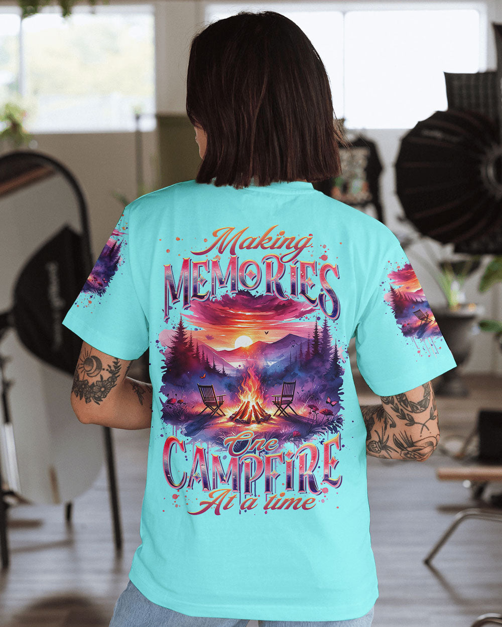 MAKING MEMORIES ONE CAMPFIRE AT A TIME ALL OVER PRINT - TLTR0301243