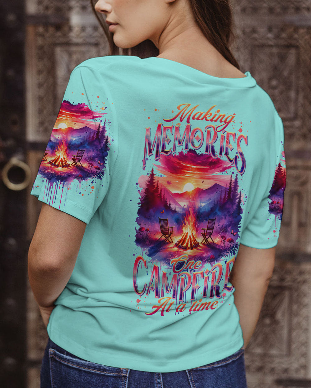 MAKING MEMORIES ONE CAMPFIRE AT A TIME ALL OVER PRINT - TLTR0301243