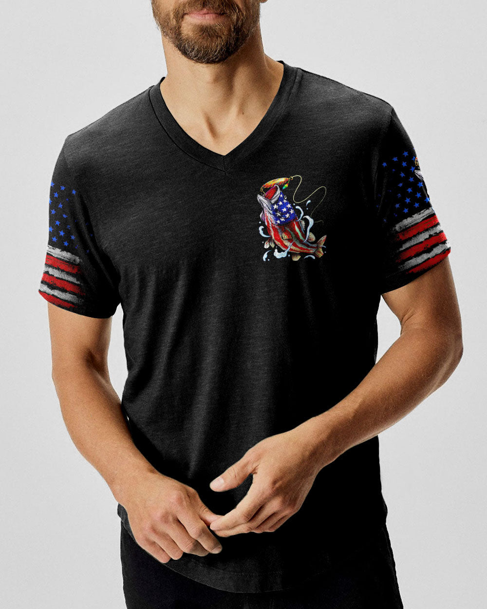 DROP A LINE STAY A WHILE FISHING FLAG ALL OVER PRINT - TLTR0407234