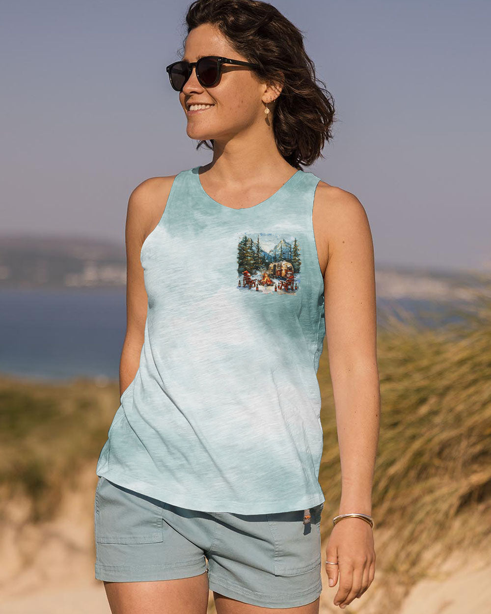 MAKING MEMORIES ONE CAMPFIRE AT A TIME  CHRISTMAS ALL OVER PRINT - TLTR0410244