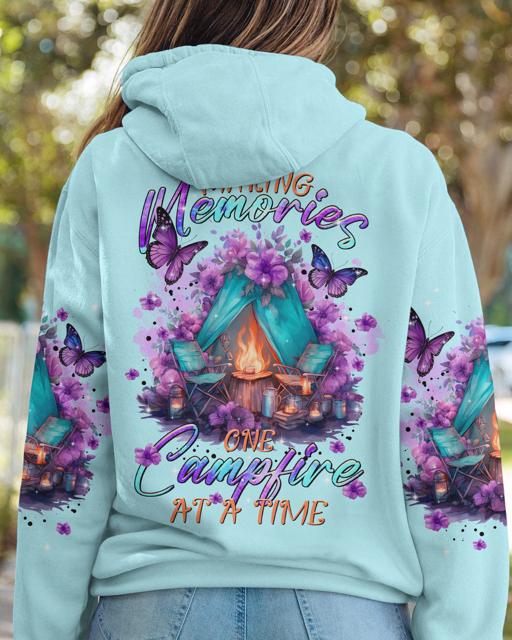 MAKING MEMORIES ONE CAMPFIRE AT A TIME ALL OVER PRINT - TLTR0609234