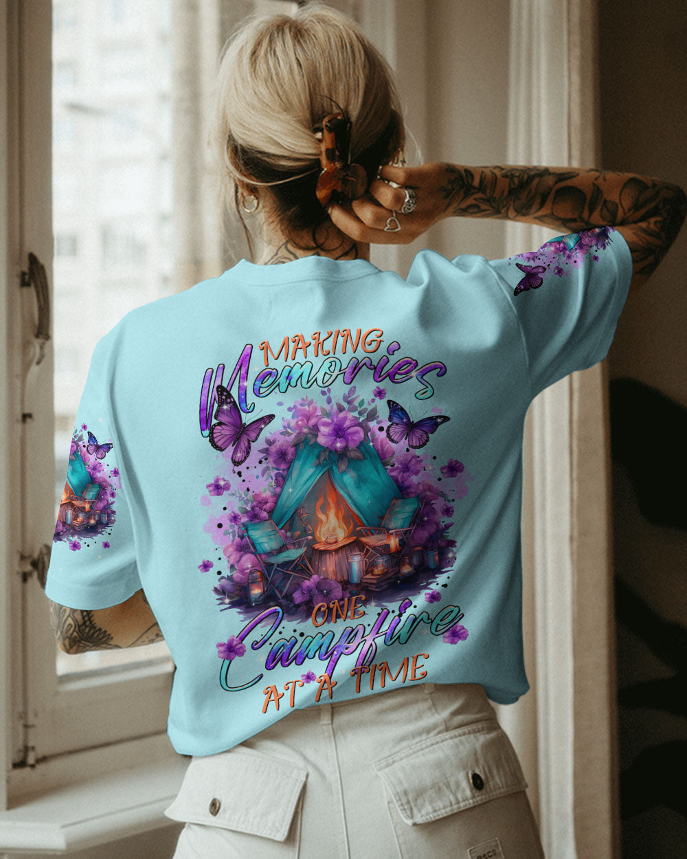 MAKING MEMORIES ONE CAMPFIRE AT A TIME ALL OVER PRINT - TLTR0609234