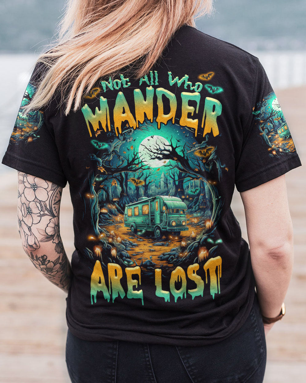 NOT ALL WHO WANDER ARE LOST HALLOWEEN ALL OVER PRINT - TLTR1208231