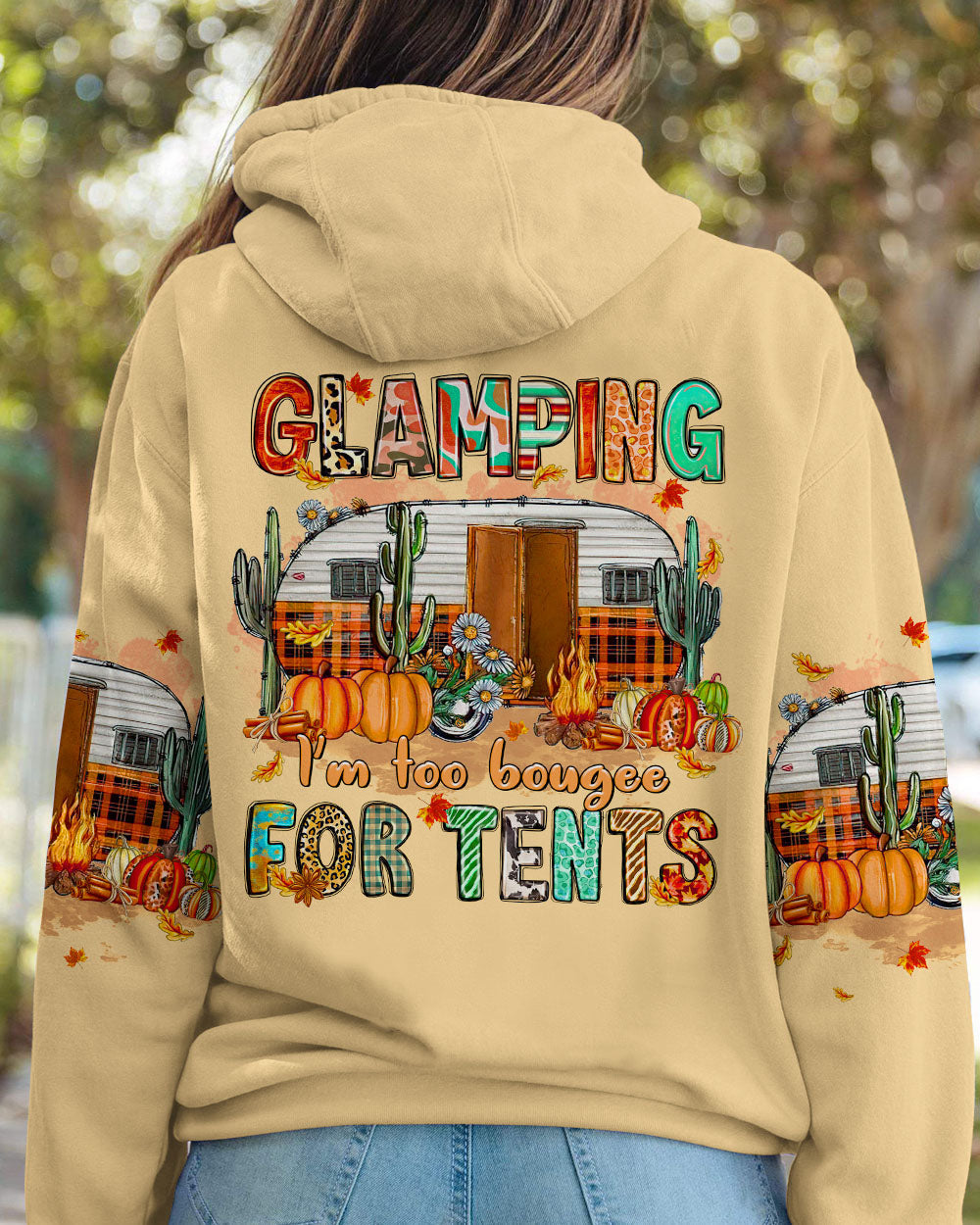 GLAMPING I'M TO BOUGEE ALL OVER PRINT - TLTR1307232