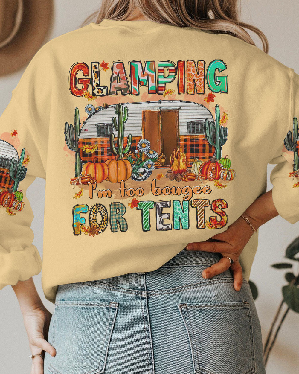 GLAMPING I'M TO BOUGEE ALL OVER PRINT - TLTR1307232