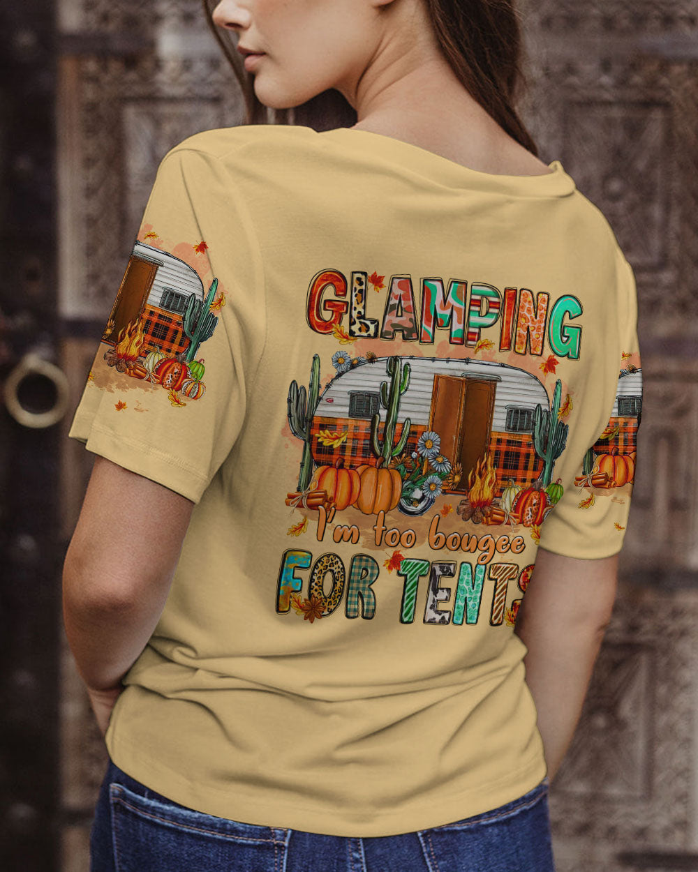 GLAMPING I'M TO BOUGEE ALL OVER PRINT - TLTR1307232