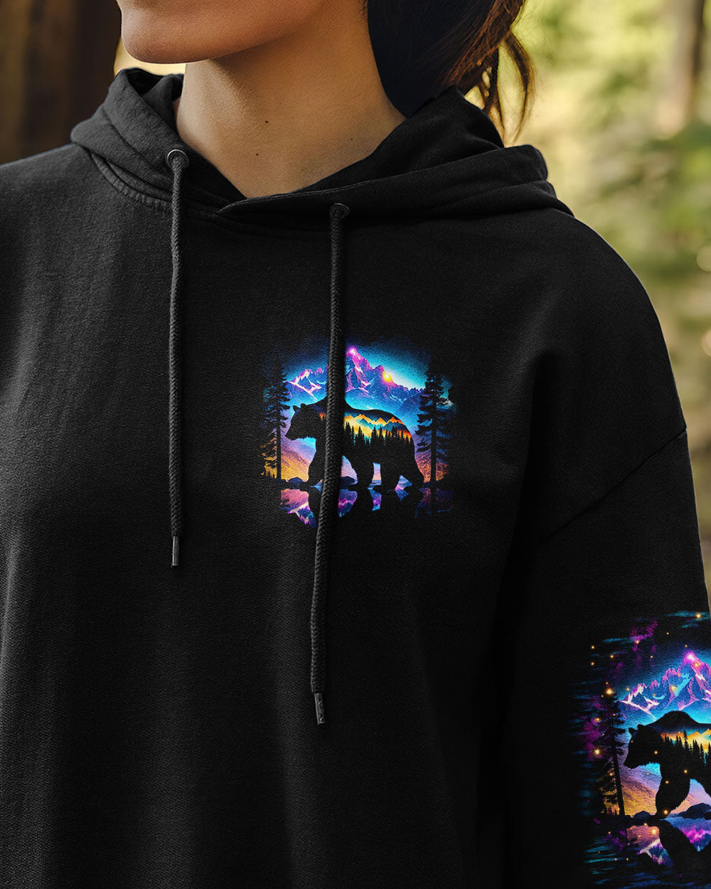 NOT ALL WHO WANDER ARE LOST BEAR COLORFUL ALL OVER PRINT - TLTR1611242