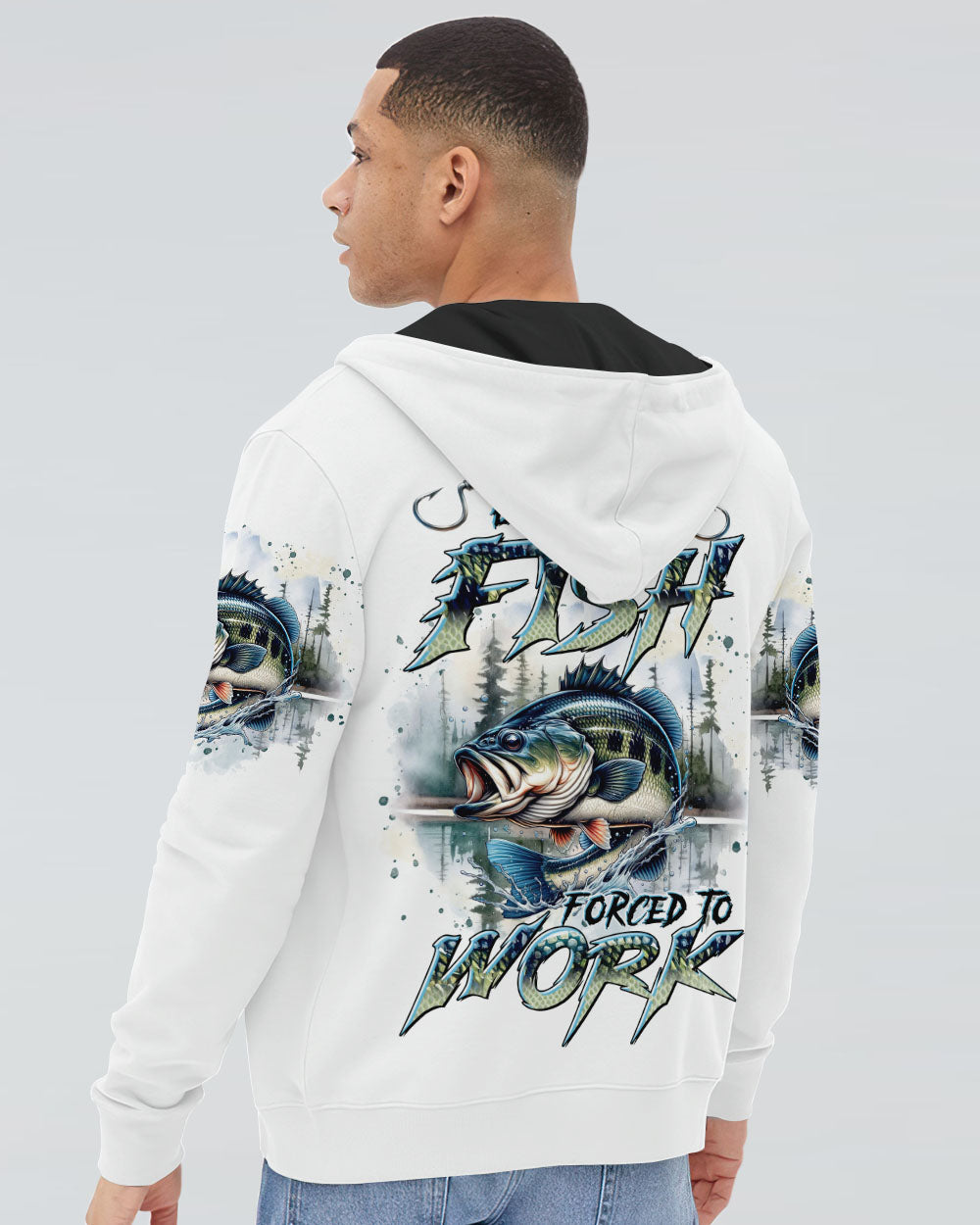 BORN TO FISH ALL OVER PRINT - TLTR1709243