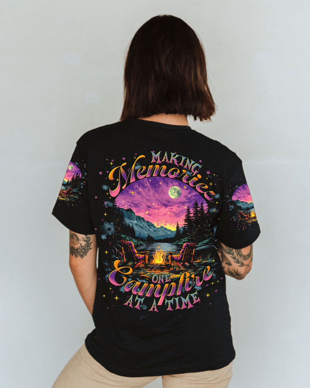 MAKING MEMORIES ONE CAMPFIRE AT A TIME ALL OVER PRINT -  TLTR1902252