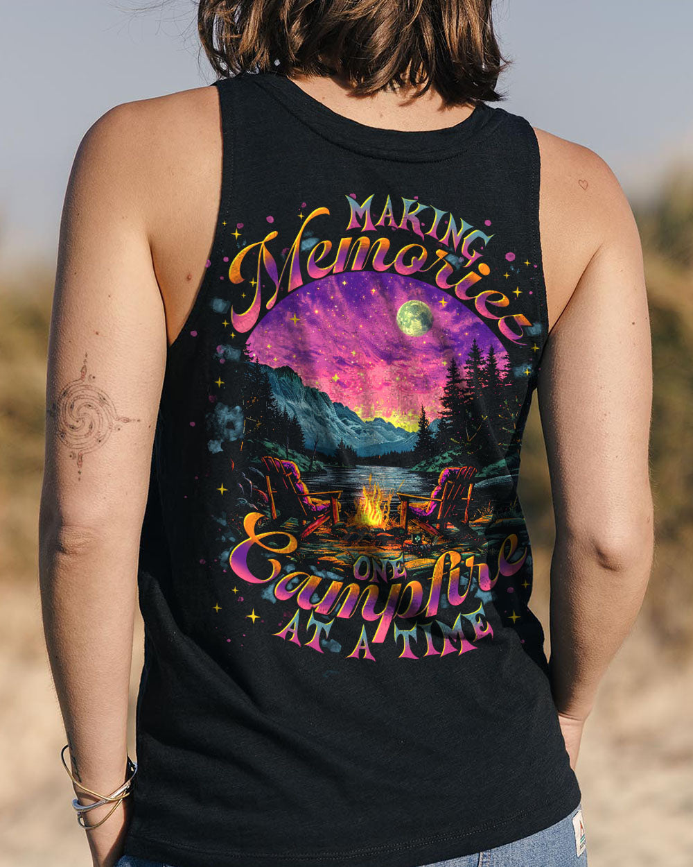 MAKING MEMORIES ONE CAMPFIRE AT A TIME ALL OVER PRINT -  TLTR1902252