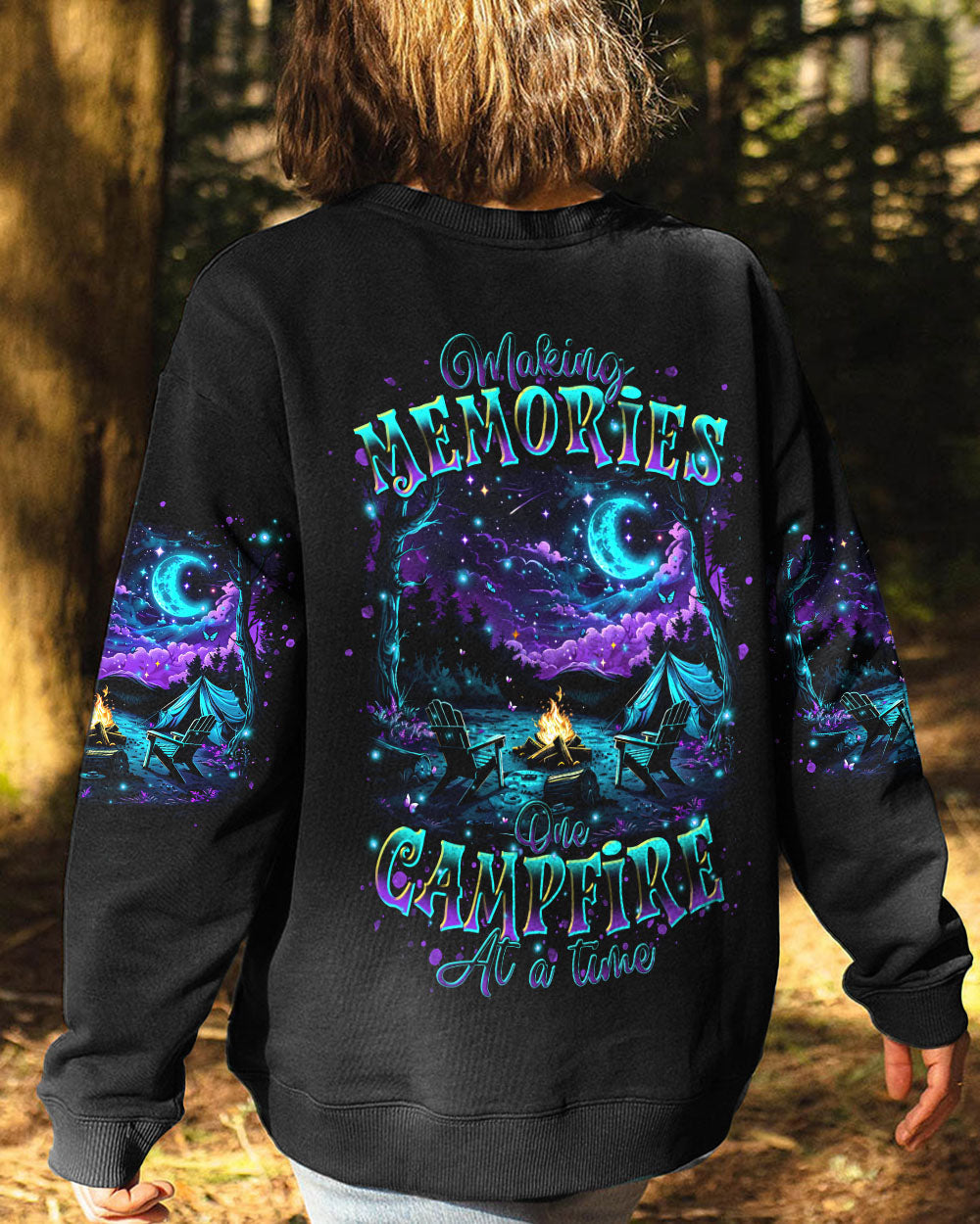 MAKING MEMORIES ONE CAMPFIRE AT A TIME ALL OVER PRINT - TLTR2309242