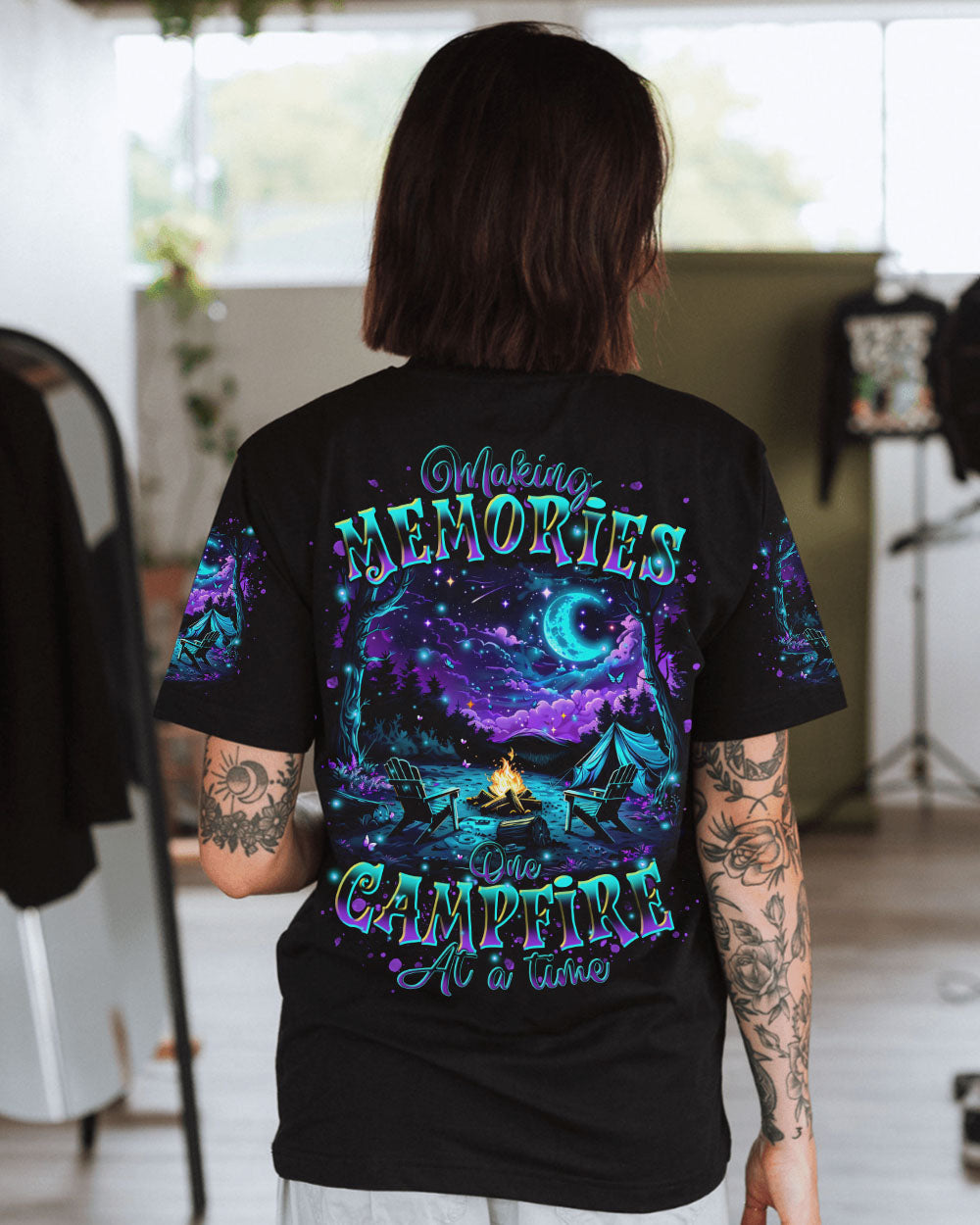 MAKING MEMORIES ONE CAMPFIRE AT A TIME ALL OVER PRINT - TLTR2309242
