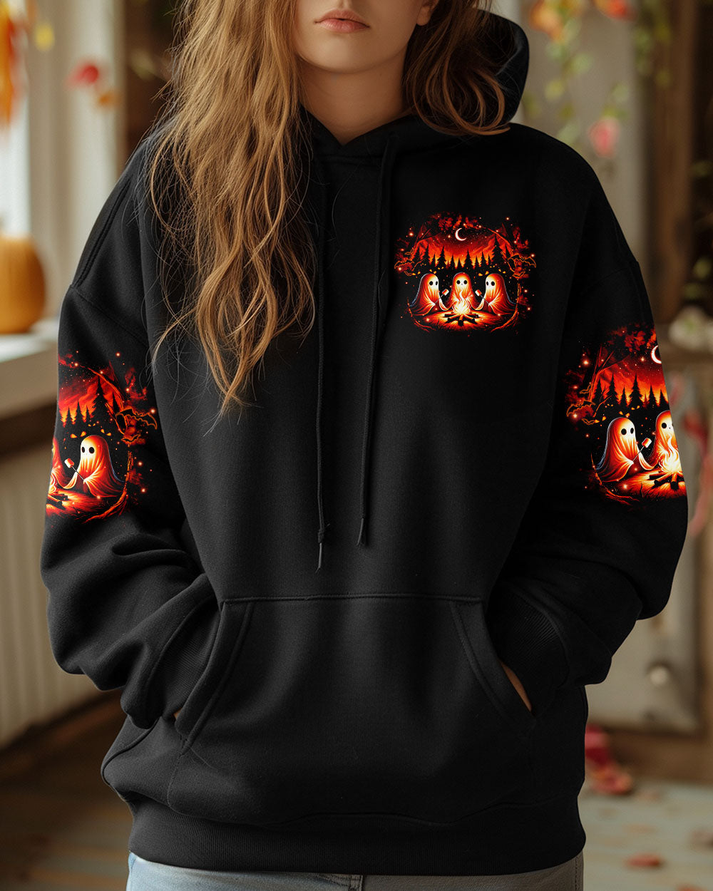 MAKING MEMORIES ONE CAMPFIRE AT A TIME BOOS HALLOWEEN ALL OVER PRINT - TLTR2708244