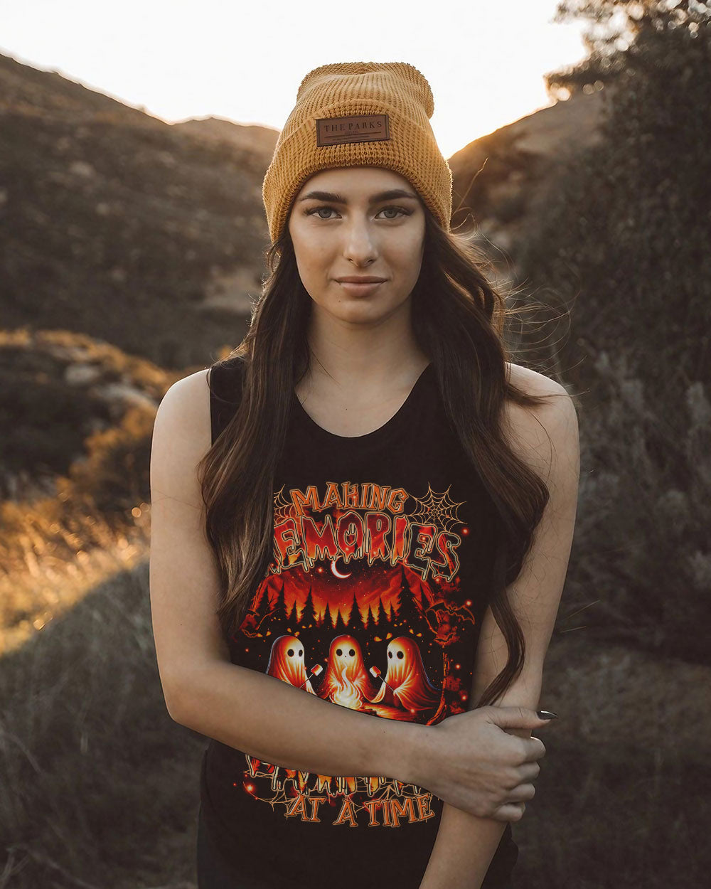 MAKING MEMORIES ONE CAMPFIRE AT A TIME BOOS HALLOWEEN ALL OVER PRINT - TLTR2708244
