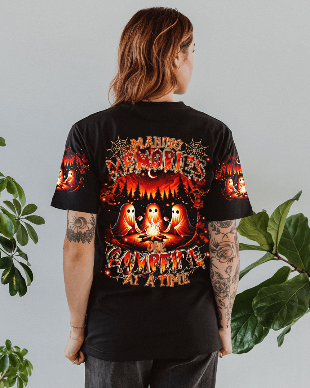 MAKING MEMORIES ONE CAMPFIRE AT A TIME BOOS HALLOWEEN ALL OVER PRINT - TLTR2708244