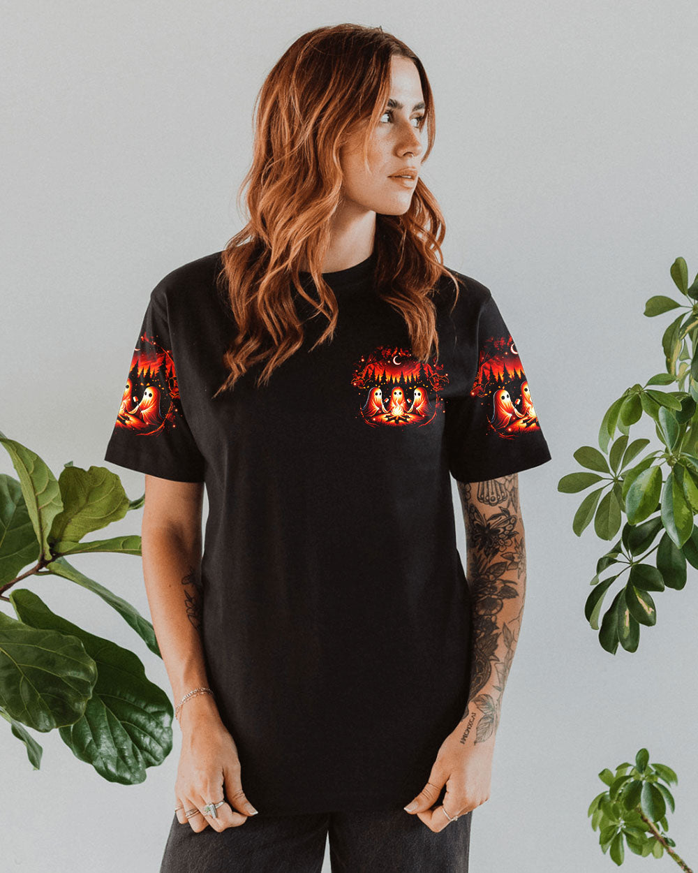 MAKING MEMORIES ONE CAMPFIRE AT A TIME BOOS HALLOWEEN ALL OVER PRINT - TLTR2708244