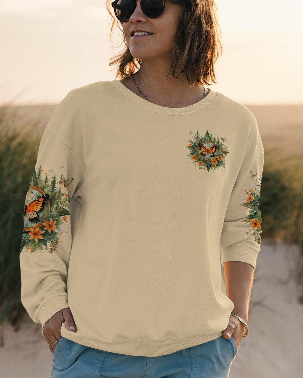 ALWAYS TAKE THE SCENIC ROUTE COMPASS ALL OVER PRINT - TLTR2912232