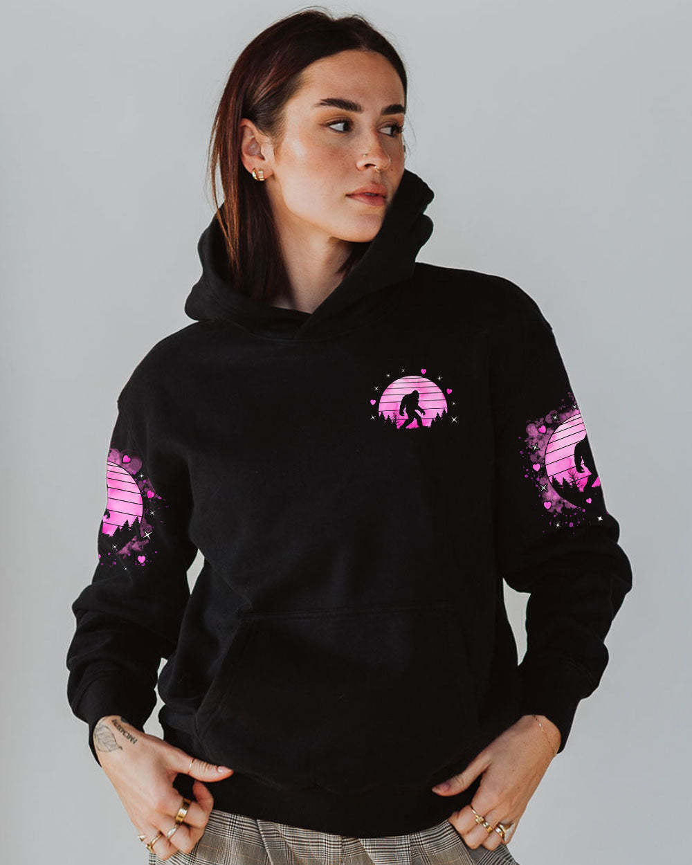 JUST A GIRL WHO LOVES BIGFOOT ALL OVER PRINT - TLTR3110244